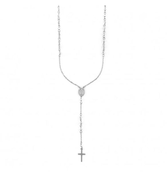 Collana Uomo in Acciaio Rosario - 4US