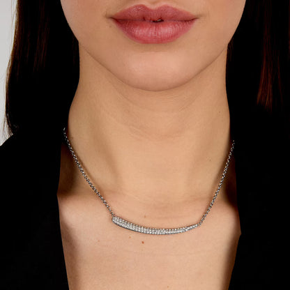 Collana Donna MORELLATO in Acciaio con Cristalli
