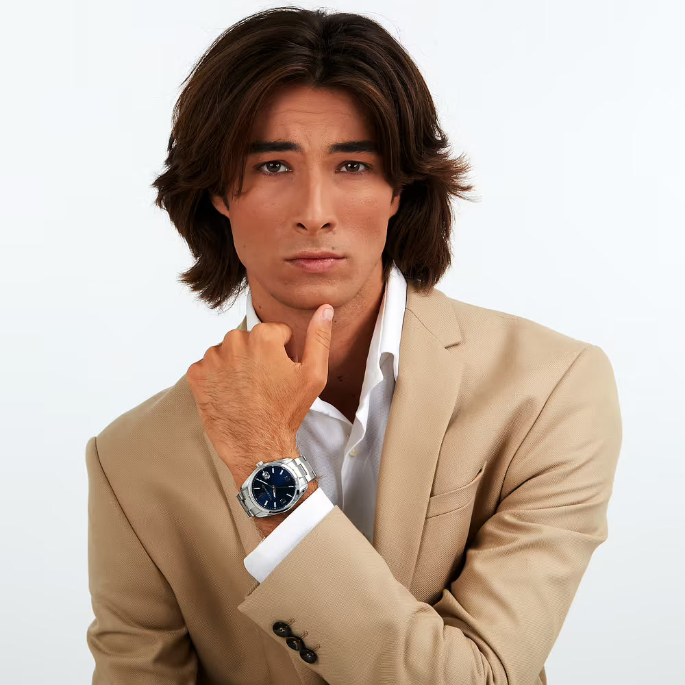 Orologio Uomo MASERATI Solo Tempo in Acciaio con Quadrante Blu