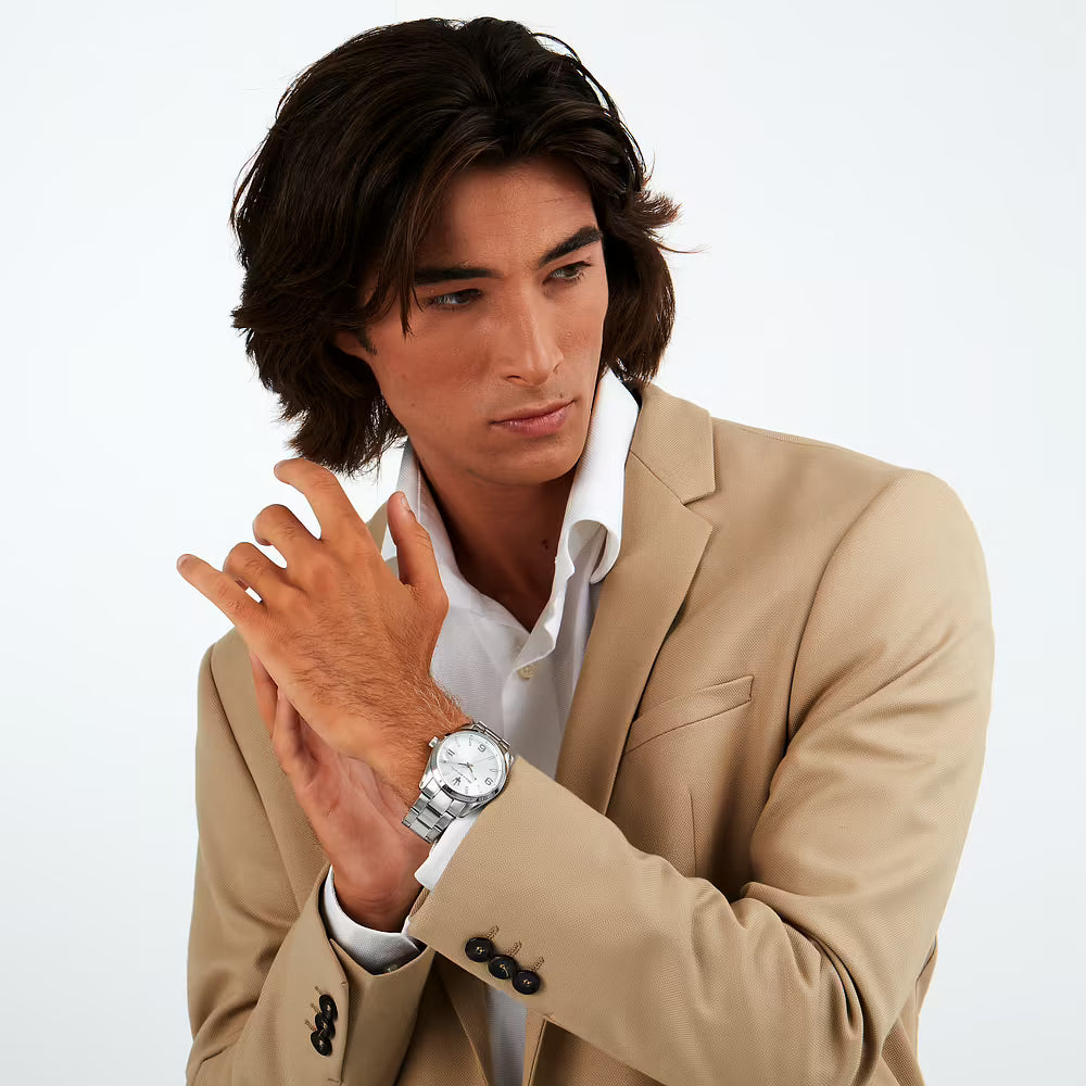 Orologio Uomo MASERATI Solo Tempo in Acciaio con Quadrante Bianco