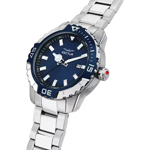 Orologio Uomo SECTOR LEGEND Solo Tempo in Acciaio con Quadrante Blu