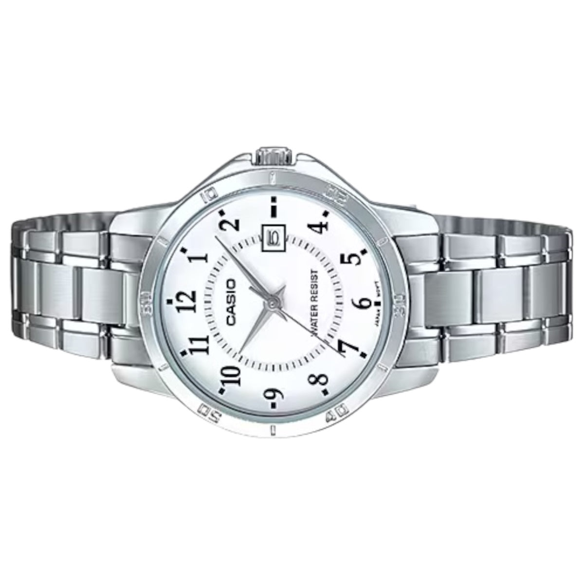 Orologio Donna CASIO Solo Tempo in Acciaio con Quadrante Bianco