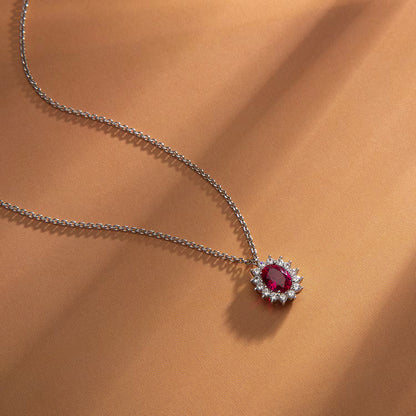Collana Donna MORELLATO in Argento 925 con Zircone Rosso e Cristalli