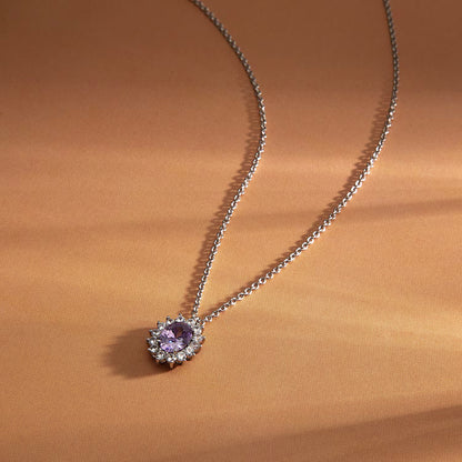 Collana Donna MORELLATO in Argento 925 con Zircone Viola e Cristalli