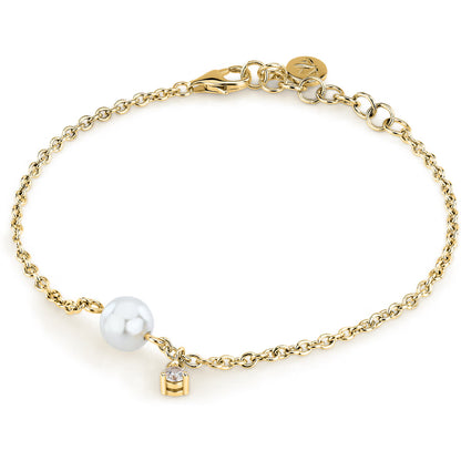 Bracciale Donna MORELLATO in Argento 925 Dorato con Perla Bianca