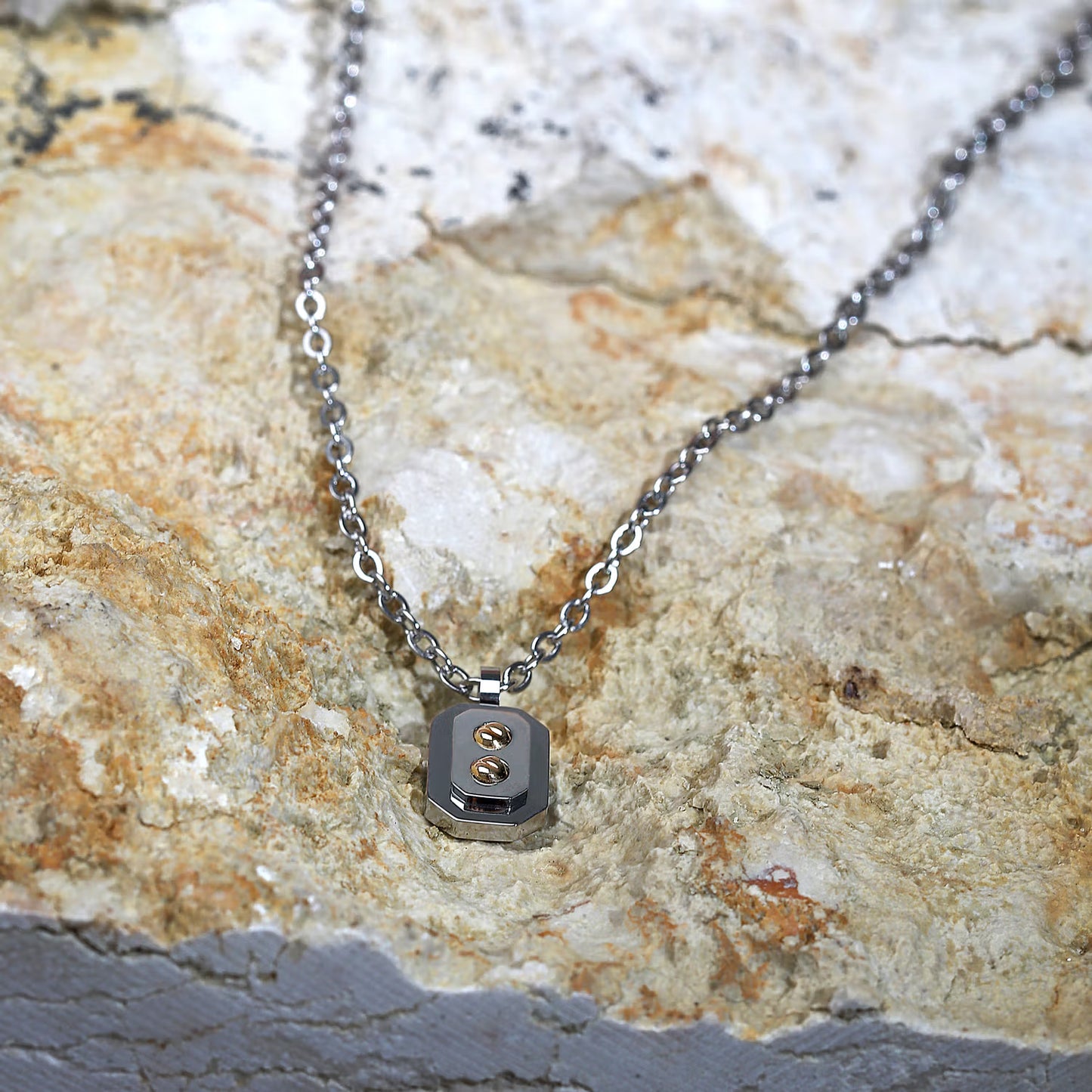 Collana Uomo MORELLATO in Acciaio con dettagli Gold