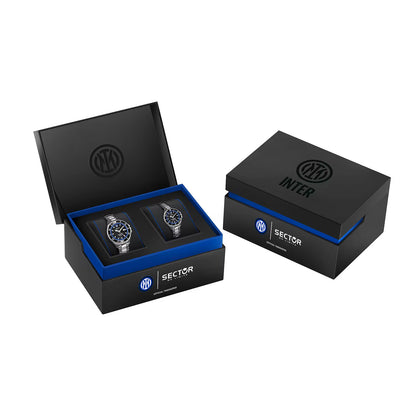 Set Coppia Orologi SECTOR 230 Inter Special Edition "Lui & Lei" in Acciaio