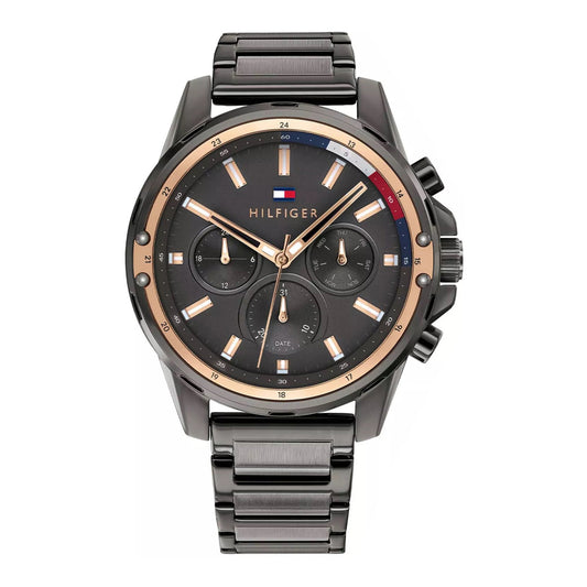 Orologio Uomo Tommy Hilfiger Mason - Multifunzione in Acciaio Nero