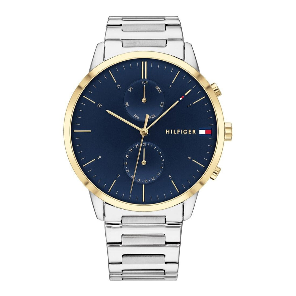 Orologio Uomo Tommy Hilfiger Hunter – Eleganza Bicolore con Quadrante Blu Navy
