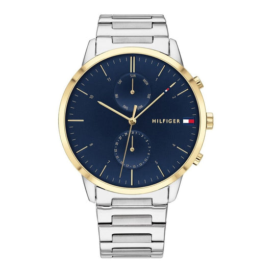 Orologio Uomo Tommy Hilfiger Hunter – Eleganza Bicolore con Quadrante Blu Navy