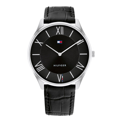 Orologio Uomo Tommy Hilfiger Becker - Solo Tempo in Pelle Nera
