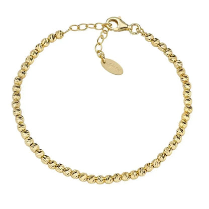 Bracciale Donna Tennis in Argento Dorato - AMEN