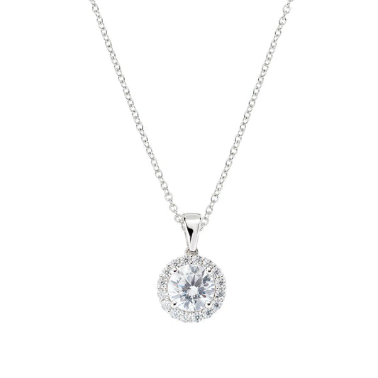 Collana Donna Diamond in Argento con Zircone Bianco - AMEN