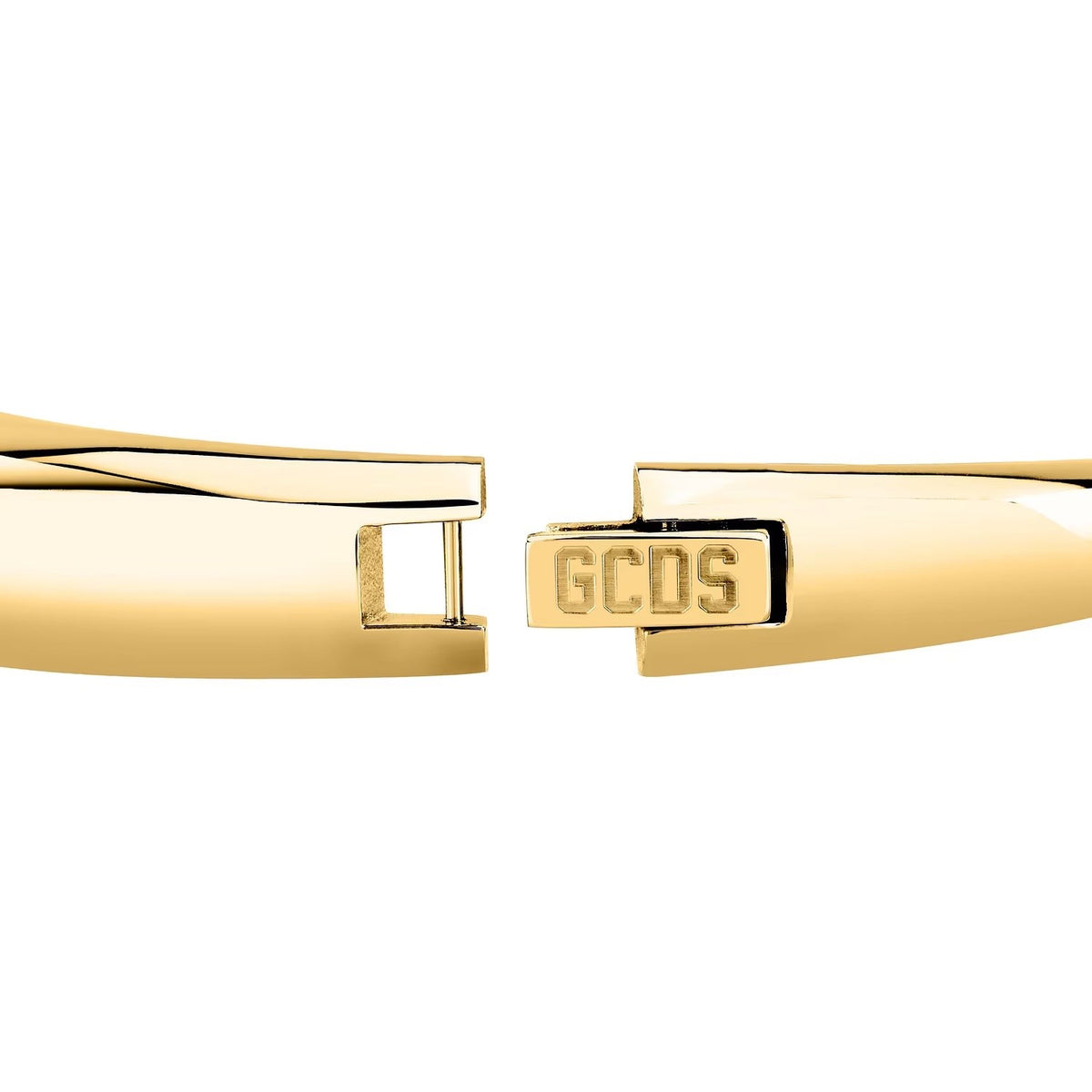 Bracciale Donna GCDS Forever Locked in Acciaio Dorato e Zirconi