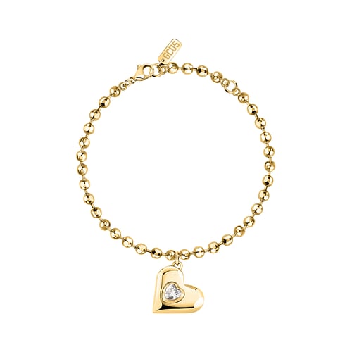 Bracciale Donna GCDS Forever Locked in Acciaio Dorato