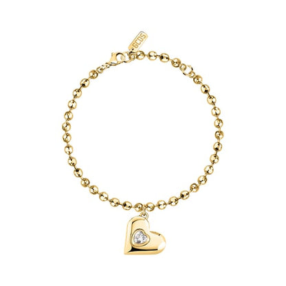 Bracciale Donna GCDS Forever Locked in Acciaio Dorato