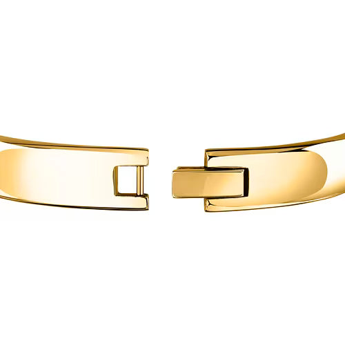 Bracciale Donna GCDS Gipsy in Acciaio Dorato e Cristalli Bianchi