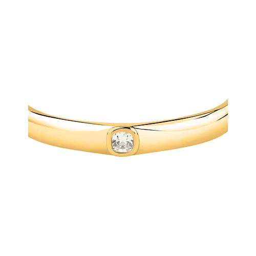 Bracciale Donna GCDS Gipsy in Acciaio Dorato e Cristalli Bianchi