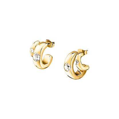 Orecchini Donna GCDS Gipsy Gold in Acciaio Dorato
