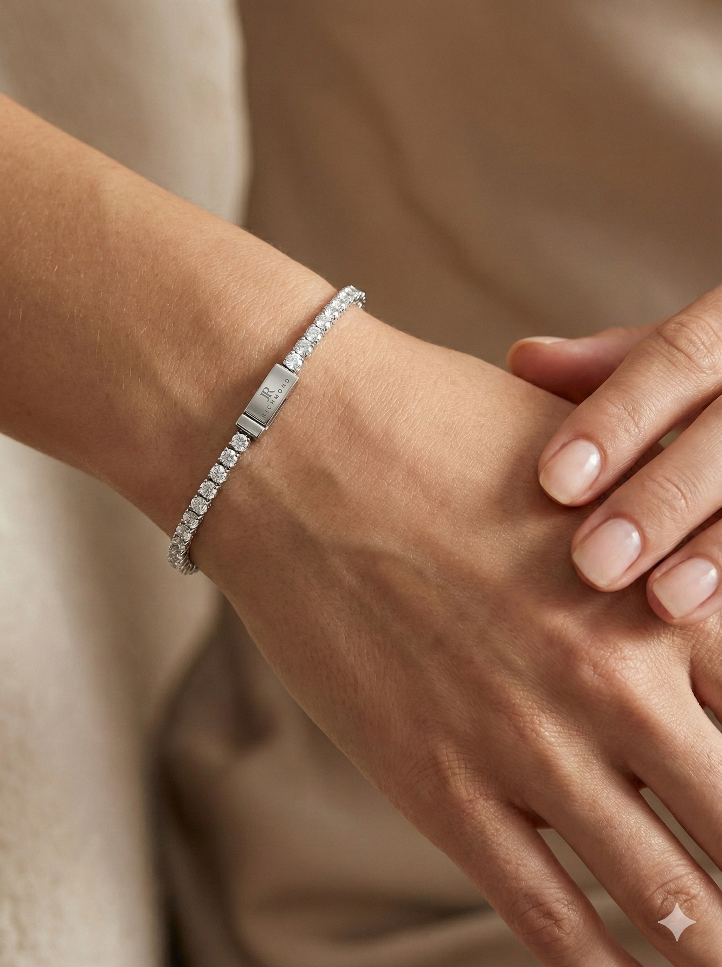 Bracciale Unisex JOHN RICHMOND Tennis in Titanio