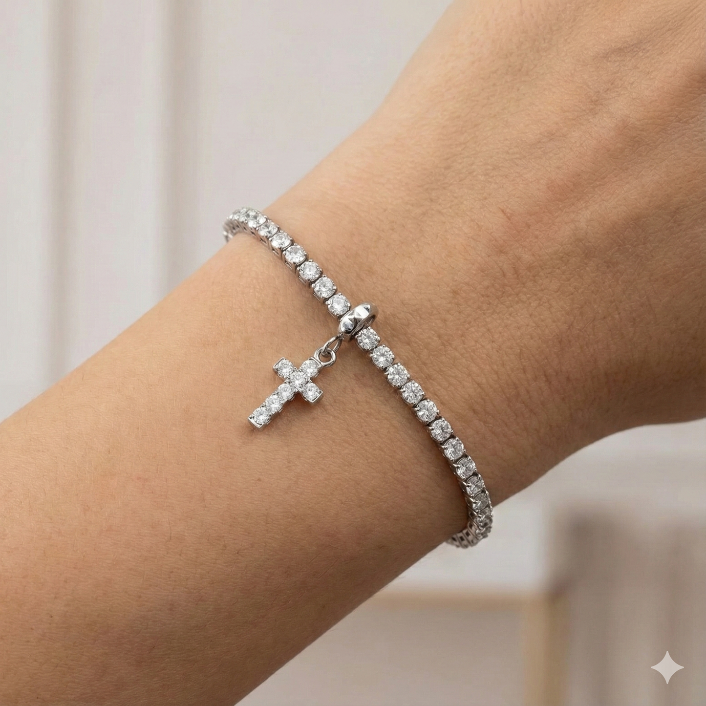 Bracciale Unisex JOHN RICHMOND Tennis in Titanio