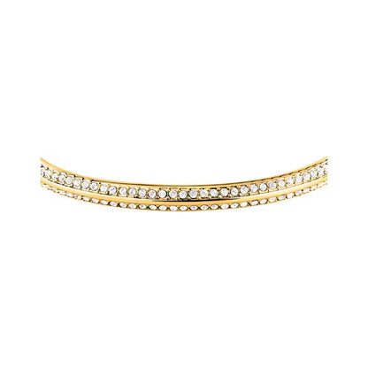 Bracciale Donna KARL LAGERFELD Bond Pave in Acciaio Dorato e Cristalli