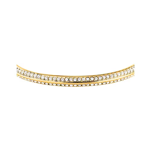 Bracciale Donna KARL LAGERFELD Bond Pave in Acciaio Dorato e Cristalli