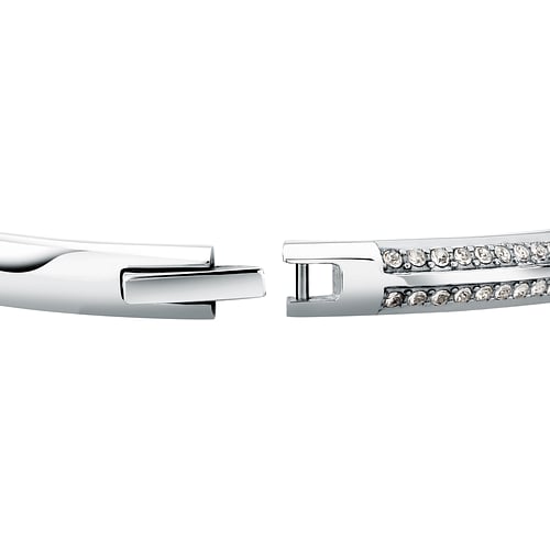 Bracciale Donna KARL LAGERFELD Bond Pave in Acciaio e Cristalli