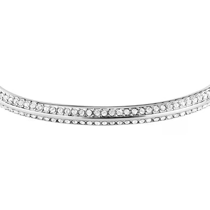 Bracciale Donna KARL LAGERFELD Bond Pave in Acciaio e Cristalli