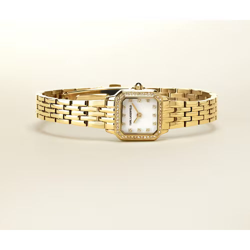 Orologio Donna KARL LAGERFELD Icon Square Mini in Acciaio Dorato