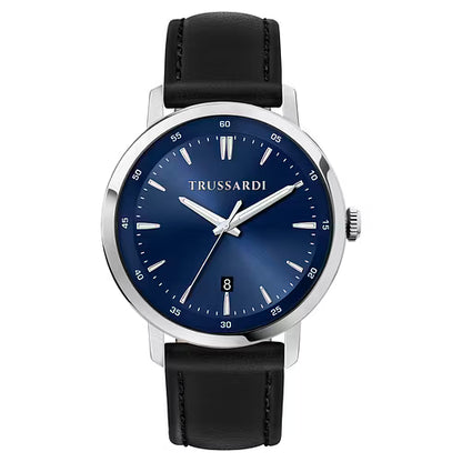 Orologio Uomo TRUSSARDI T-Couple Blu in Pelle
