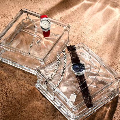 Orologio Uomo TRUSSARDI in Pelle Marrone e Quadrante Blu