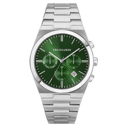 Orologio Uomo TRUSSARDI T-Milano Verde in Acciaio