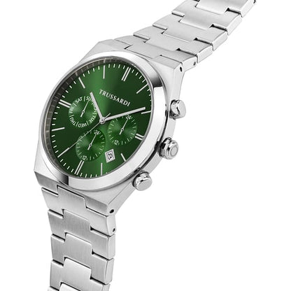 Orologio Uomo TRUSSARDI T-Milano Verde in Acciaio