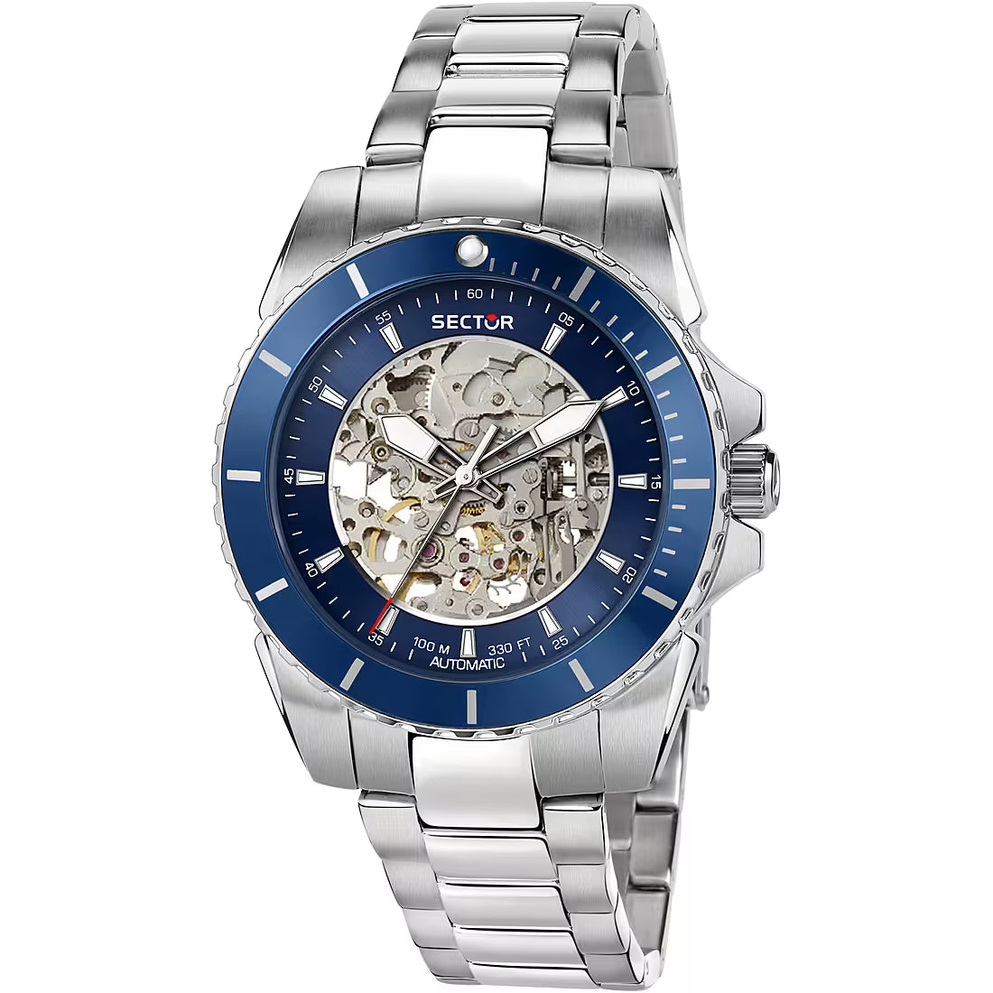 Orologio Uomo SECTOR 450 Automatico Blu in Acciaio