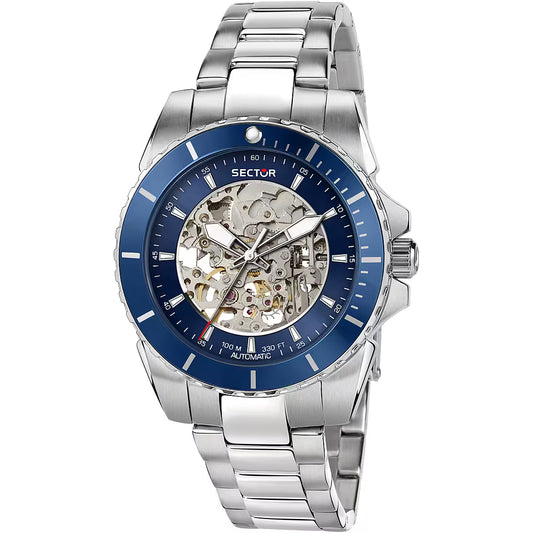 Orologio Uomo SECTOR 450 Automatico Blu in Acciaio