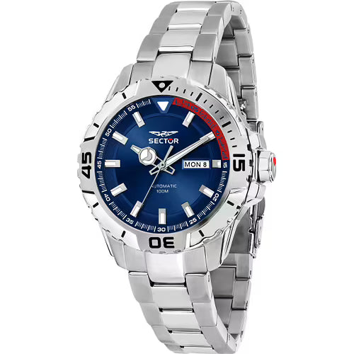 Orologio Uomo SECTOR LEGEND Automatico in Acciaio Quadrante Blu