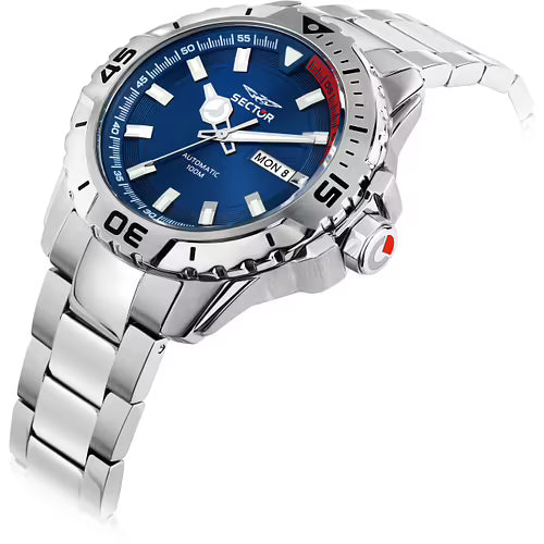 Orologio Uomo SECTOR LEGEND Automatico in Acciaio Quadrante Blu