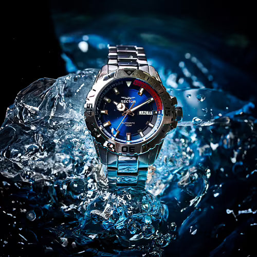 Orologio Uomo SECTOR LEGEND Automatico in Acciaio Quadrante Blu