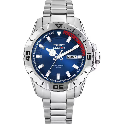 Orologio Uomo SECTOR LEGEND Automatico in Acciaio Quadrante Blu