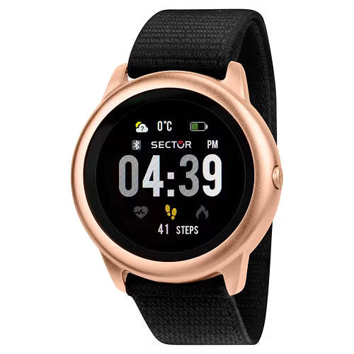 Smartwatch Unisex SECTOR S-01 Nero in Tela