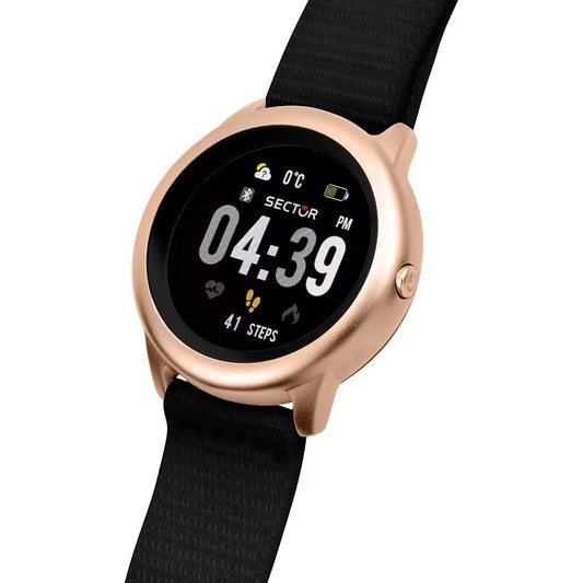 Smartwatch Unisex SECTOR S-01 Nero in Tela