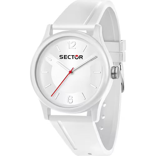 Orologio Uomo SECTOR EX-Q Solo Tempo Bianco in Silicone