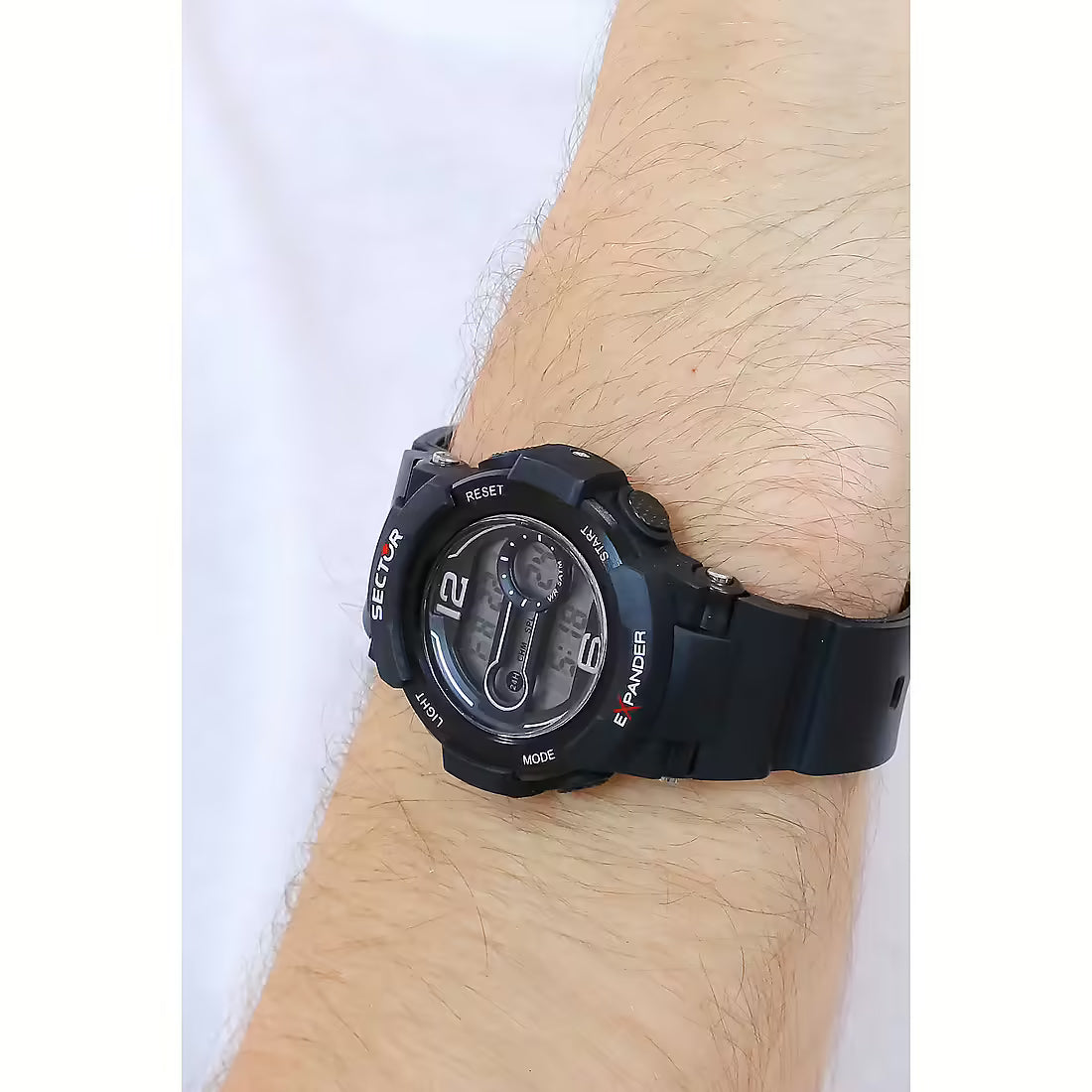 Orologio Uomo SECTOR EX-16 Digitale Nero in Plastica