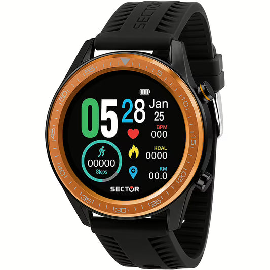 Smartwatch Uomo SECTOR S-02 Nero in Silicone