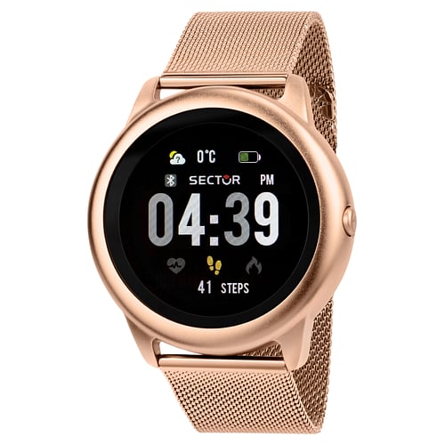 Smartwatch Unisex SECTOR S-01 Oro Rosa in Acciaio