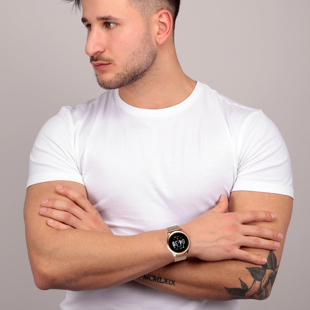 Smartwatch Unisex SECTOR S-01 Oro Rosa in Acciaio