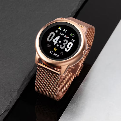 Smartwatch Unisex SECTOR S-01 Oro Rosa in Acciaio
