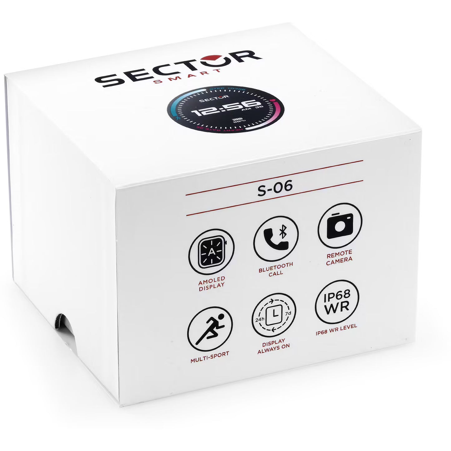 Smartwatch Uomo SECTOR S-06 Cinturino in Plastica Arancione