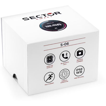 Smartwatch Uomo SECTOR S-06 Cinturino in Plastica Arancione